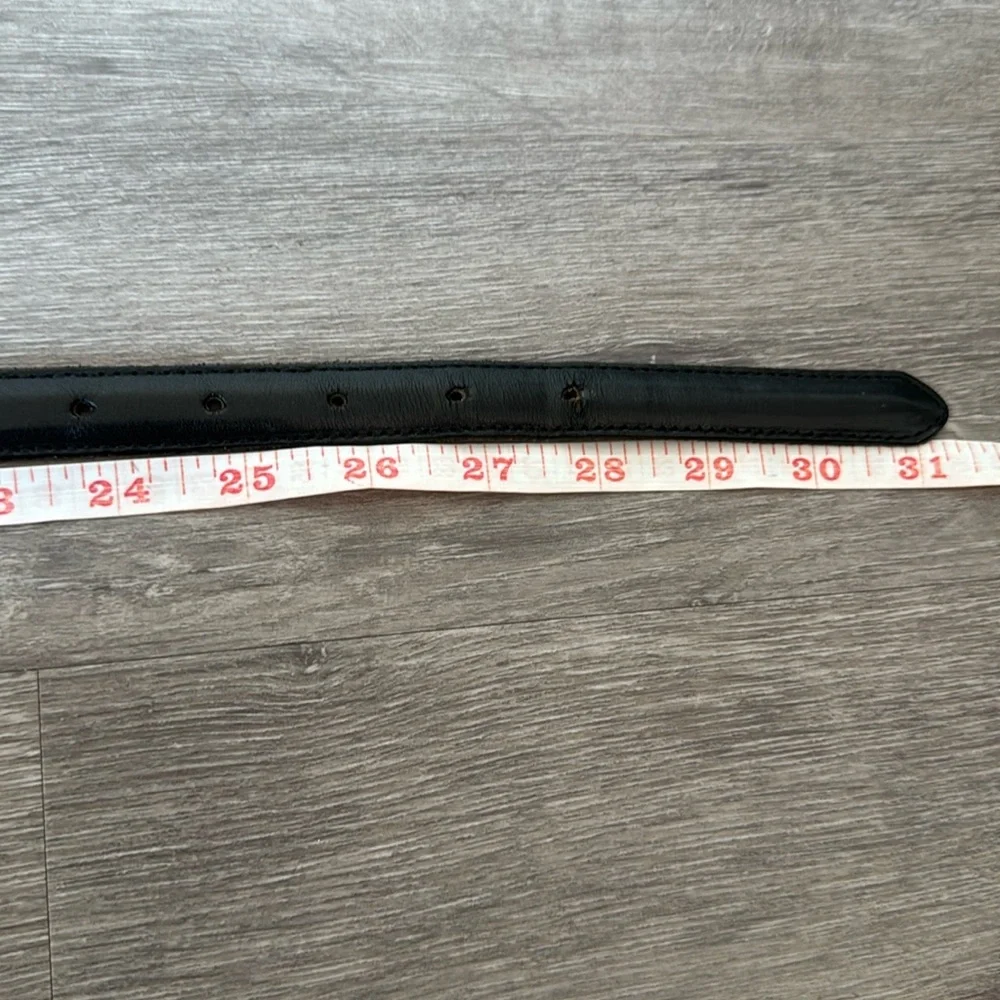 Guess Black Belt with Silver Accents